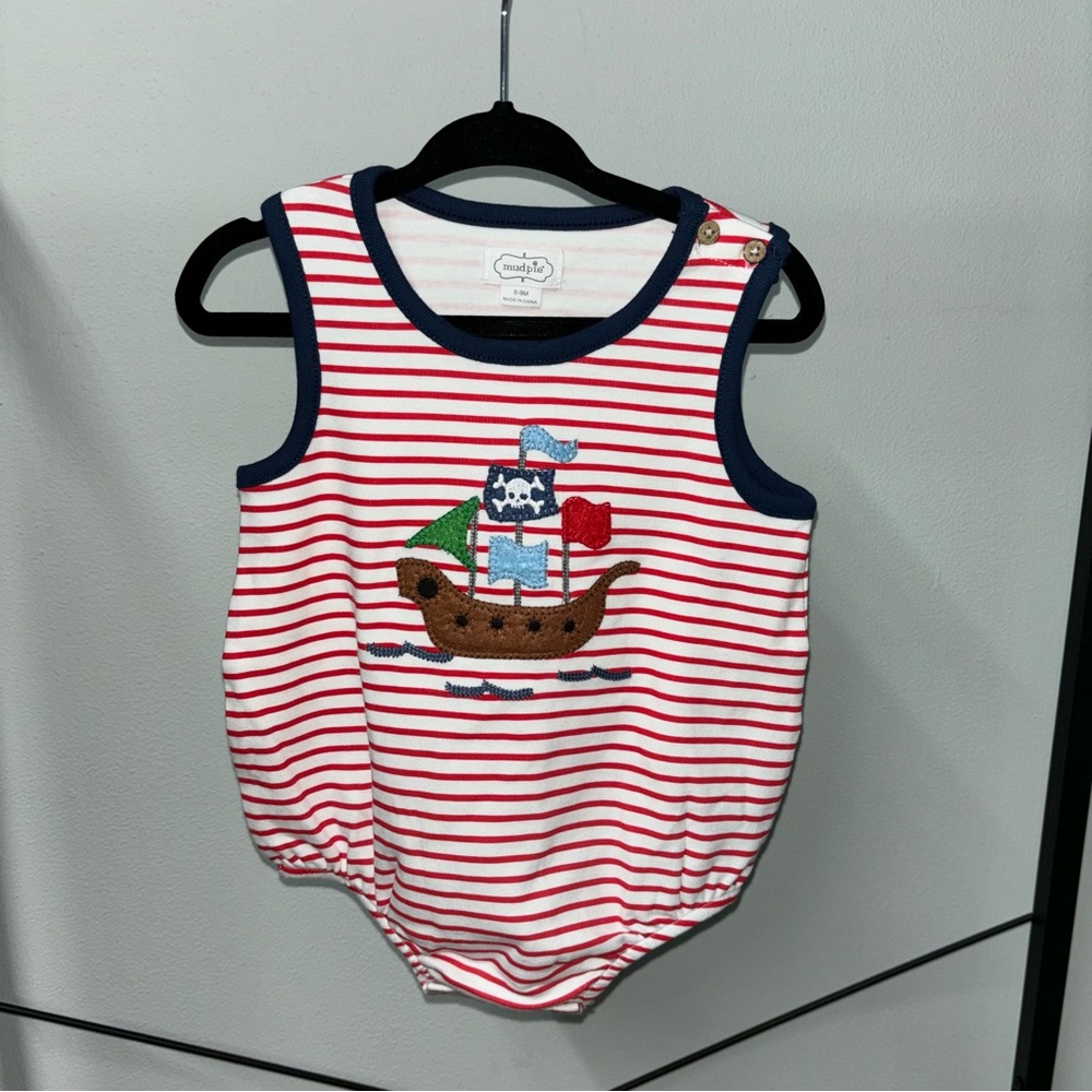 Mudpie Pirate Bubble size 6-9 months